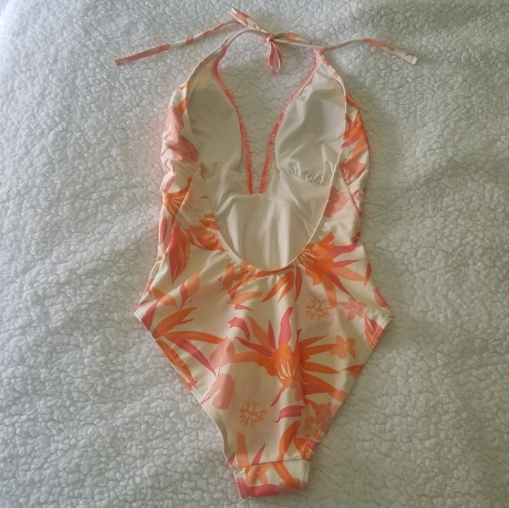 ACCESSORIZE LONDON Orange tropical palm one piece - Picture 9 of 13